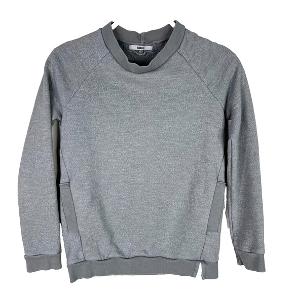 BALDWIN Women's XS Grey Sweatshirt Pullover Pockets‎ Long Sleeve - Picture 1 of 6